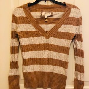 Tan and Beige Sweater